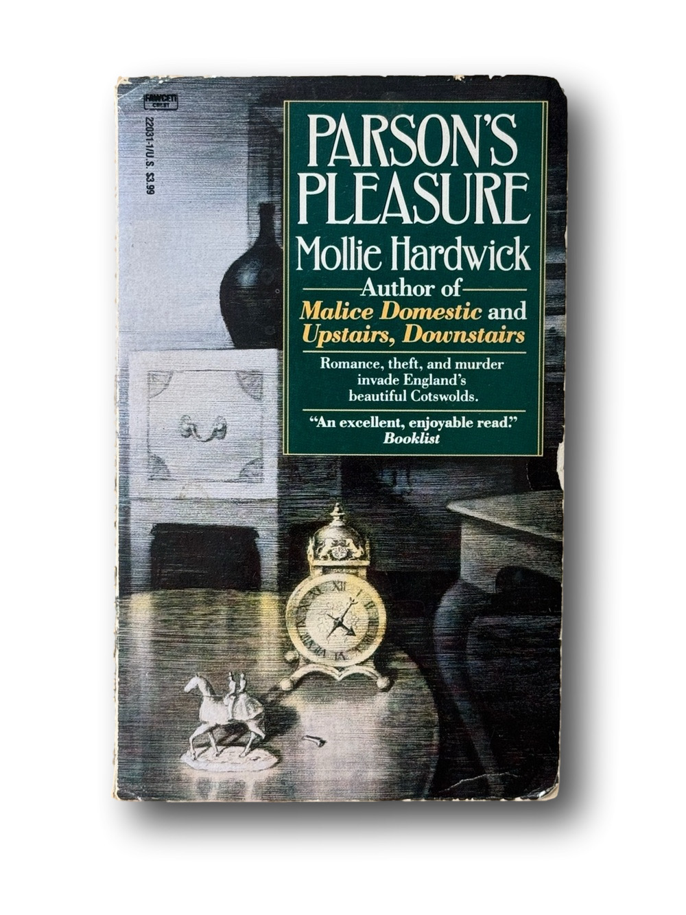 3/$12 Parson's Pleasure book by Mollie Hardwick